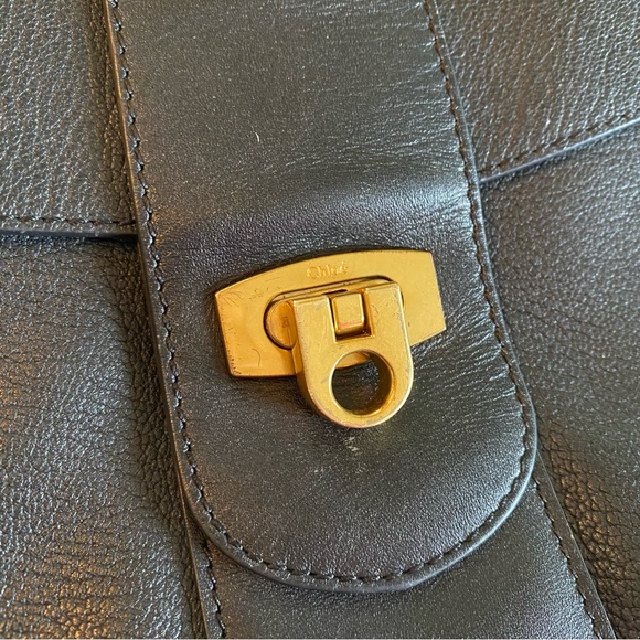 Chloé Black Leather Lexa Bag - Picture 5 of 12